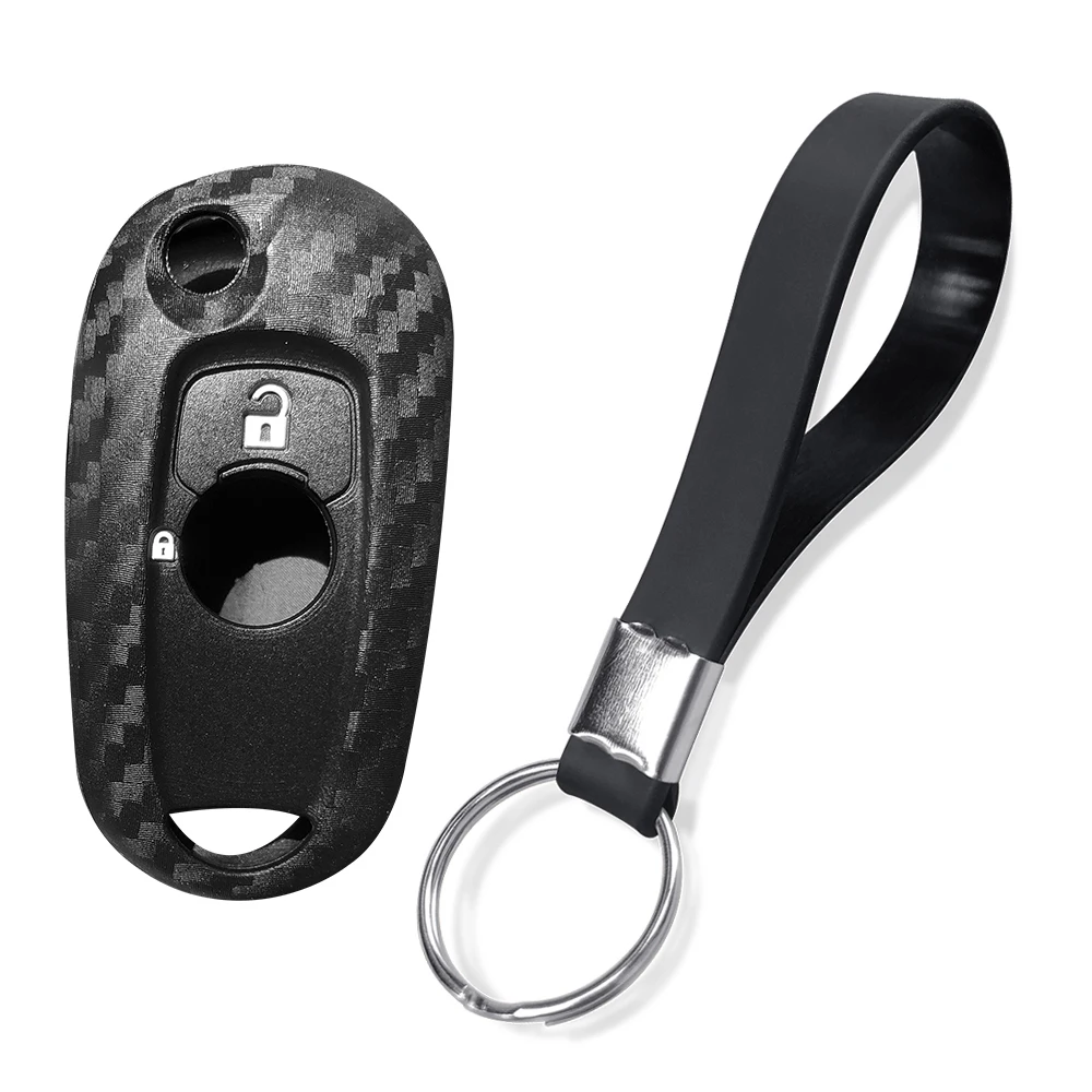 For Opel Astra K Vauxhall Corsa E 2 Button Remote Control Cover Key Car Accessories Skin Silicone Key Shell Holder Keychain Case