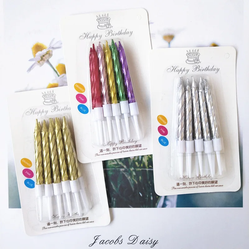

50pcs Candle Birthday Cake Decorations Candles Flameless Candles Candles Home Parties Party Room Decoration Birthday Candle m