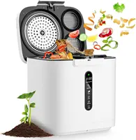 4L Electric Composter for Kitchen, Smart Compost Bin Outdoor/Indoor, Odorless/Auto-Cleaning/ 3 Modes/Intelligent LED Display 1