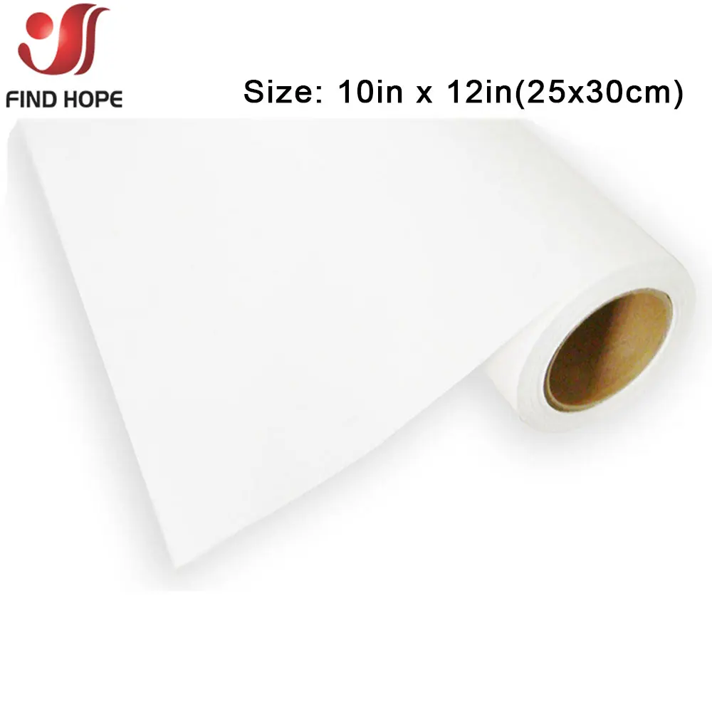 19.7 x 98ft Roll White Color Eco-Solvent Printable Heat Transfer Vinyl  Roll HTV