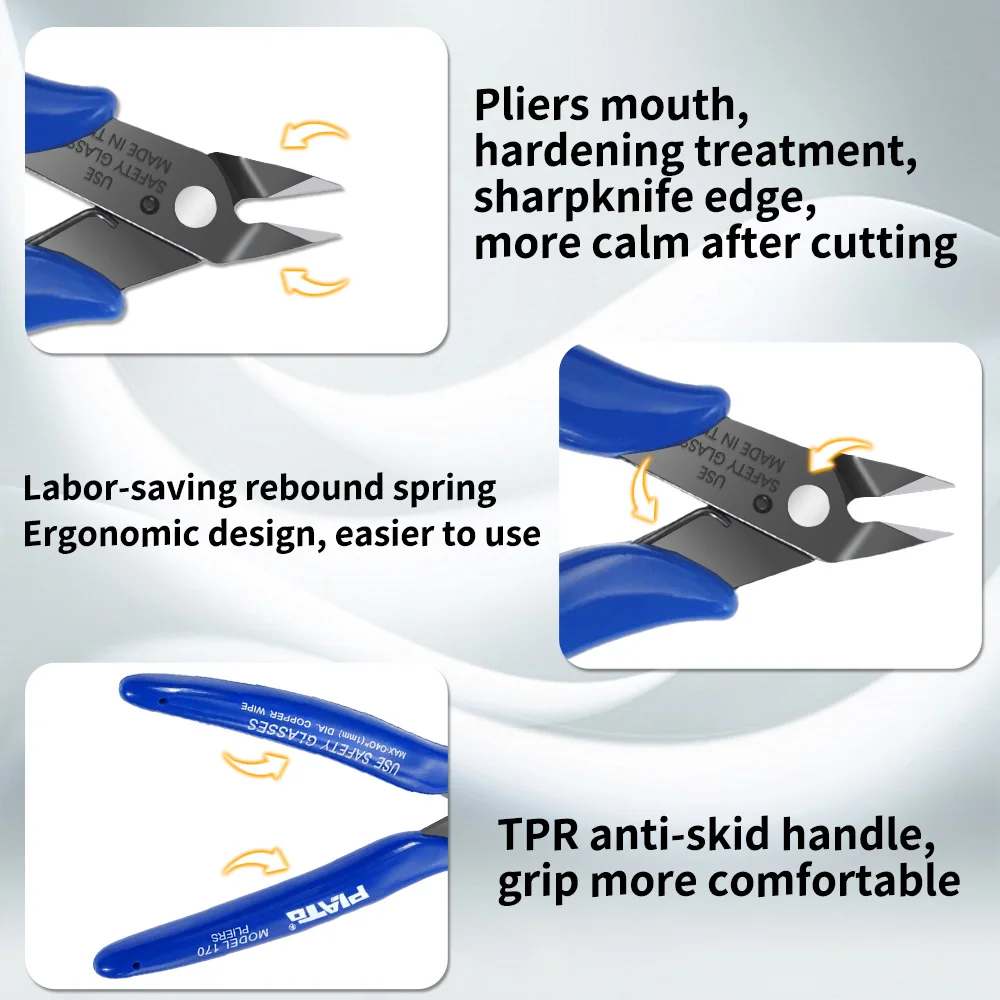 3D printer Tool DIY Electronic Diagonal Plier Side Cut Nipper Wire Cutter 170 3D Printer Part electric cleaner