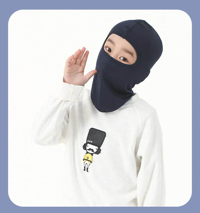 Kinder Gesichtsmaske Frühling Sommer Radfahren Sturmhaube Hut Atmungsaktiv Sonnenschutz Jungen Mädchen Laufen Outdoor Kinder Maske Kopfbedeckung – Detail 3