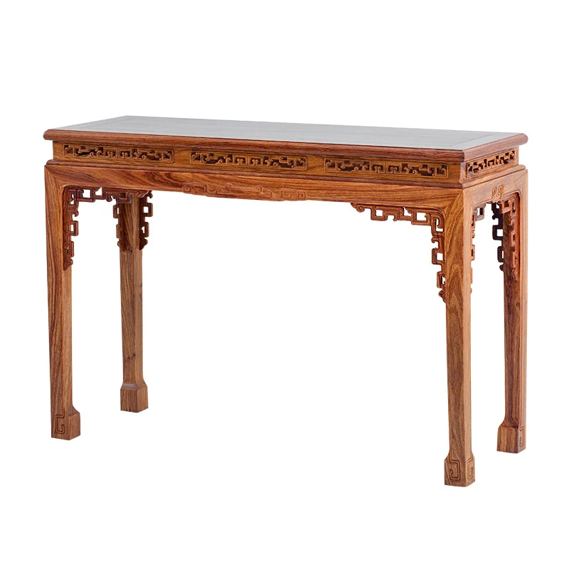 

Rosewood Furniture Rosewood Carved Flat Long Narrow Table Chinese Solid Wood a Long Narrow Table Console Tables Rosewood Altar