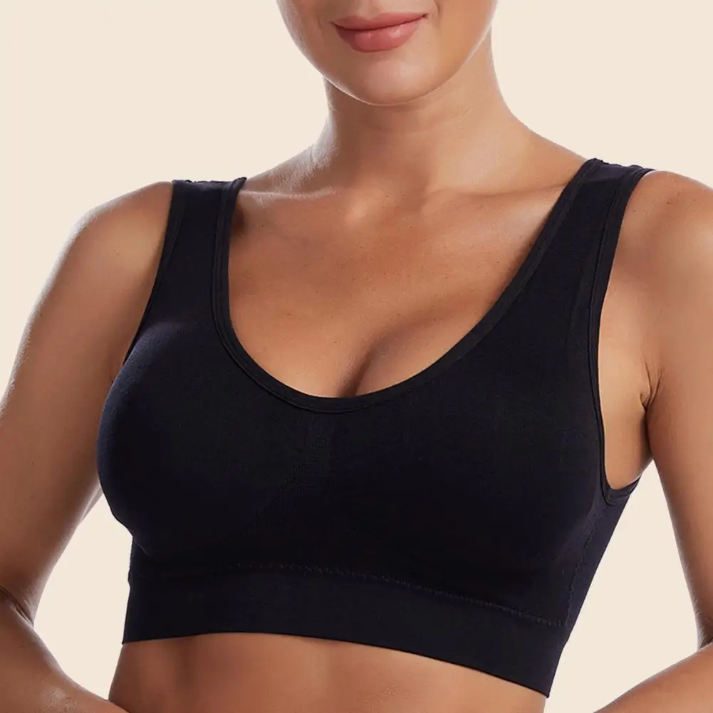 Sports Bra Womens Bras Sports Underwear Women Brassieres Shockproof Full Coverage Push Up Plus Size Wire Free Women Brassieres Sports Bra Vest for Daily Wear