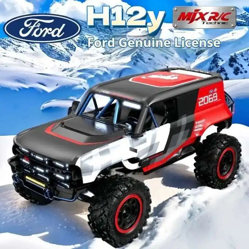 MJX HYPER 1:12 Brushless H12P Baja1000 Remote Control Car Simulated High-Speed Four-Wheel Drive Climbing Car Off-Road Vehicle. 1
