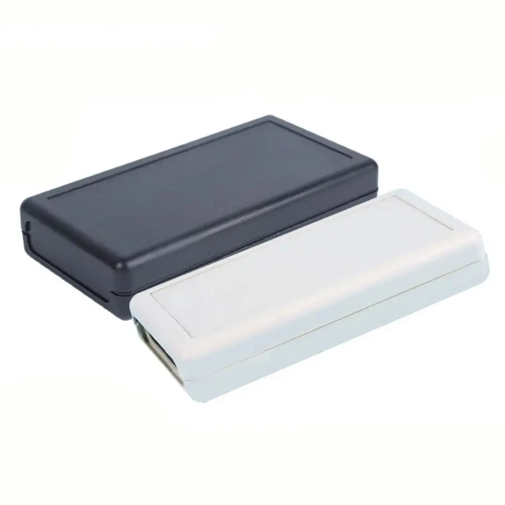 Durable Waterproof ABS Plastic Enclosure Box - Multi-Style Electronic Storage Case in White & Black