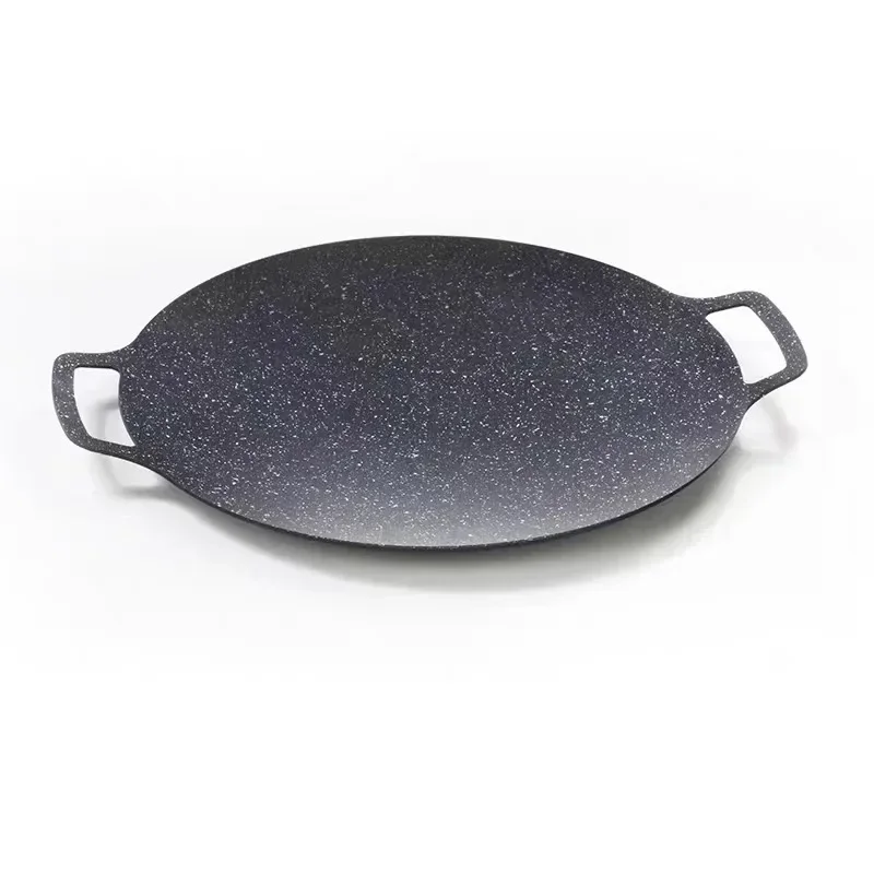 Kitchen Griddle,compatible Utensils Nonstick Grill Free For Korean Cooktop, With Pan Stove,electric Induction,gas Round