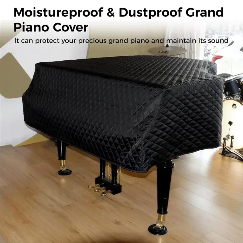 Grand Piano Cover Piano Full Cover Dustproof Soft Nylon Cotton Protective For Most Standard Grand Pianos piano cover
