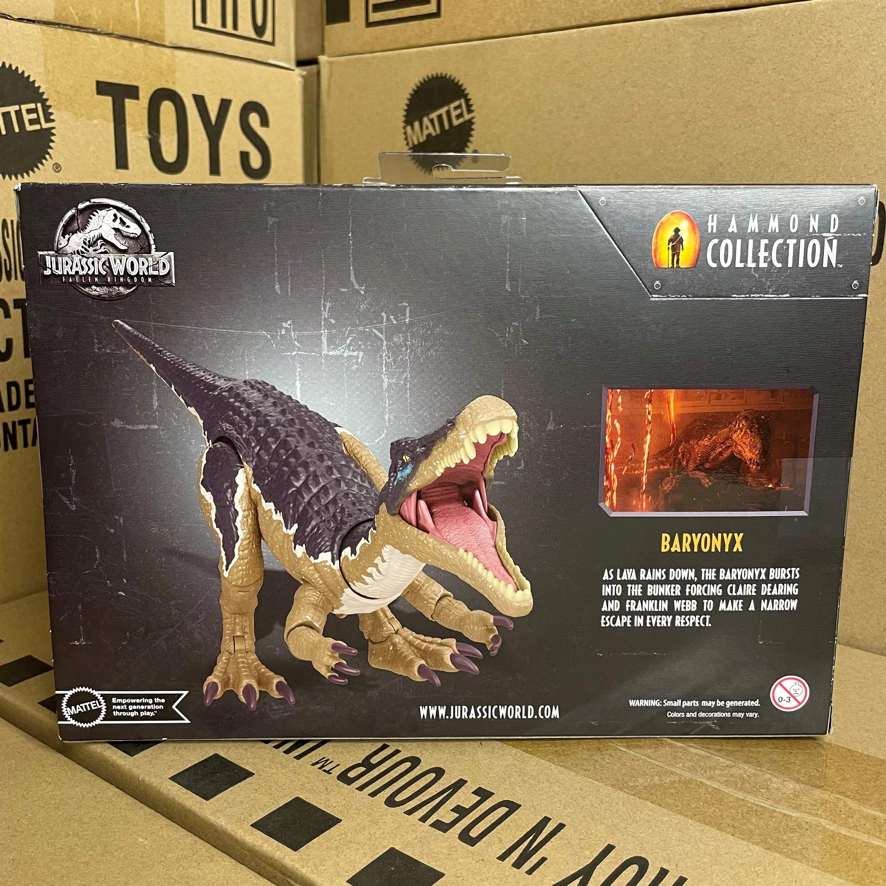 Mattel Jurassic World Fallen Kingdom Hammond Collection Baryonyx ...