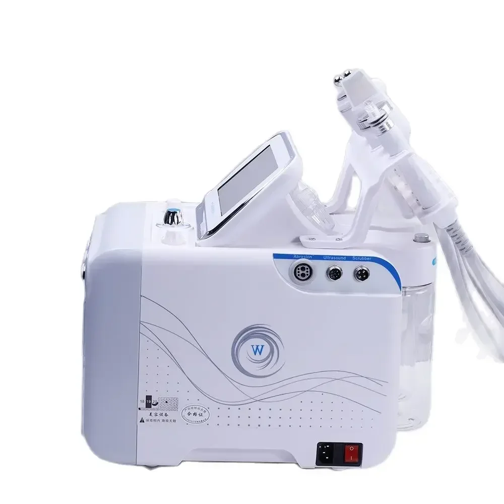 Hydro Dermabrasion Machine 7in1 H2-O2 Water Dermabrasion Tightening Small Bubble RF Facial Microdermabrasion Skin Lifting Spa