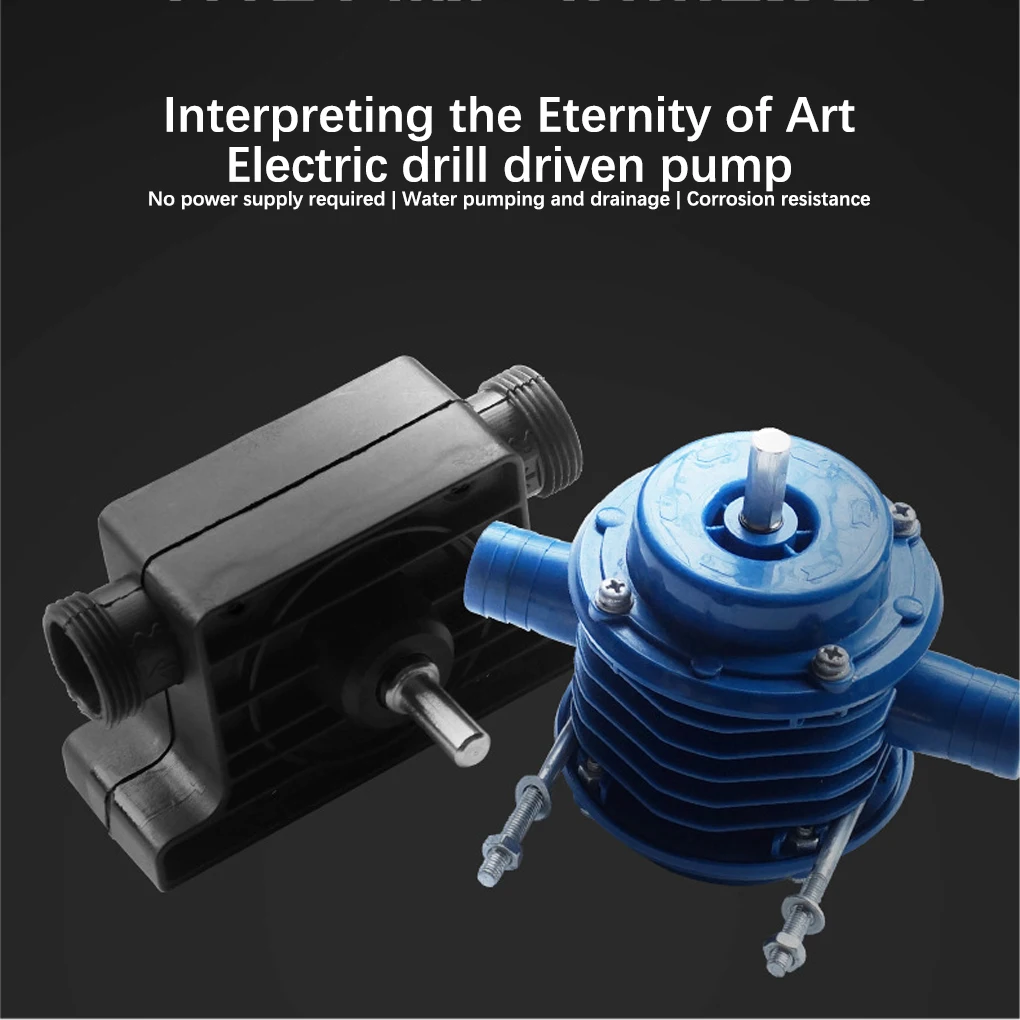 

Hand Drill Powered Self Priming Pump Courtyard Cordless Water Pumps