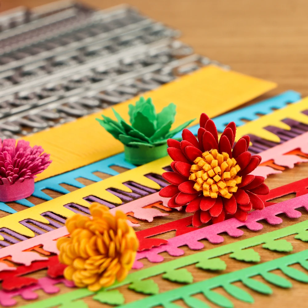3D Spiral Flower Cutting Dies Rollded Flower Petal Quilling Strips for Diy Scrapbooking Decorative Crafts Paper Cards Making