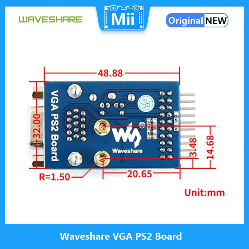 Waveshare VGA PS2  ׼ , VGA PS2 ̽ ׽Ʈ  ̽