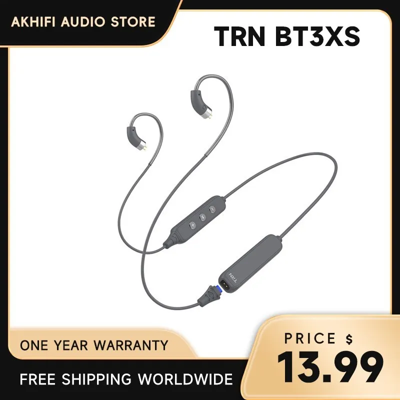 

Беспроводной Bluetooth-совместимый кабель для наушников TRN BT3XS 5,3 0,75 0,78 мм MMCX для TRN MT1 MAX MT3 Xuan wu BAX Kirin