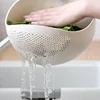 1pc - Plastic Drain Basket Filter, Rice Bowl, Drain Basket, Fruit Bowl, Laundry Basket, Handle, Home Kitchen Organizer 3