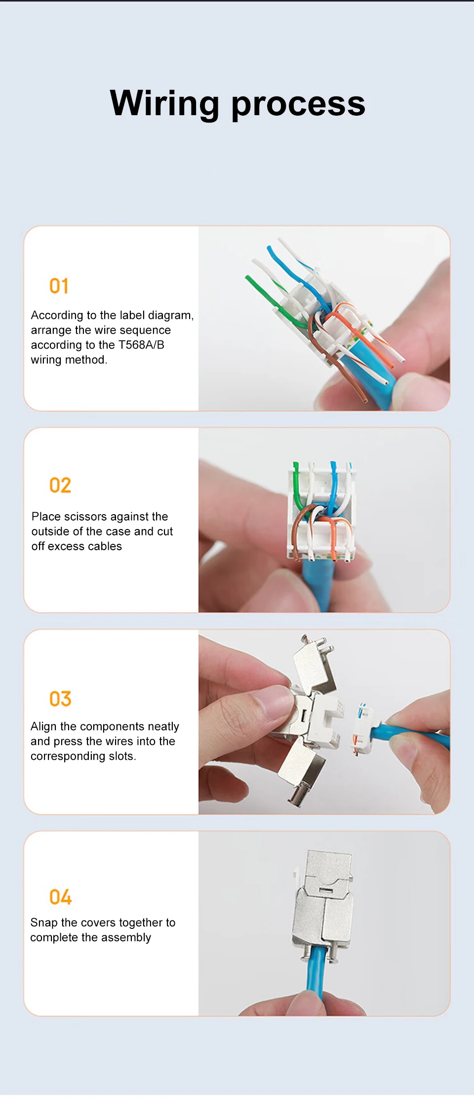 Adaptador de acoplador de rede de liga de zinco