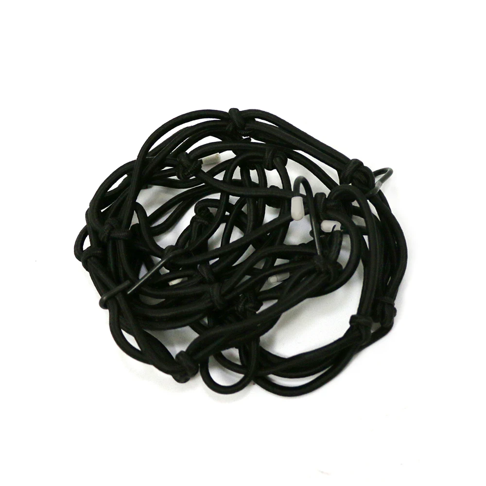 Universal Motorcycle 6 Hooks Luggage Net Bike Hold down Fuel Tank Luggage Mesh Web Bungee