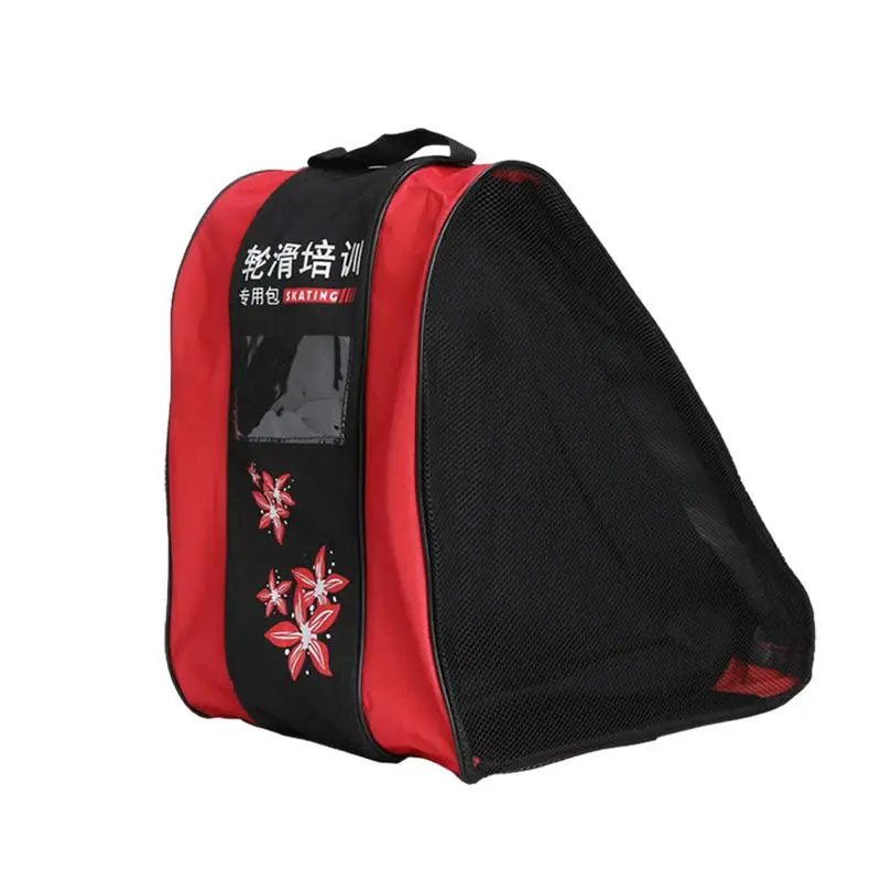 

Skating Shoes Bag Girls Boys Ice Roller Skates Waterproof Shoes Bag Skating Hats Protective Gear Container Bag For Skating