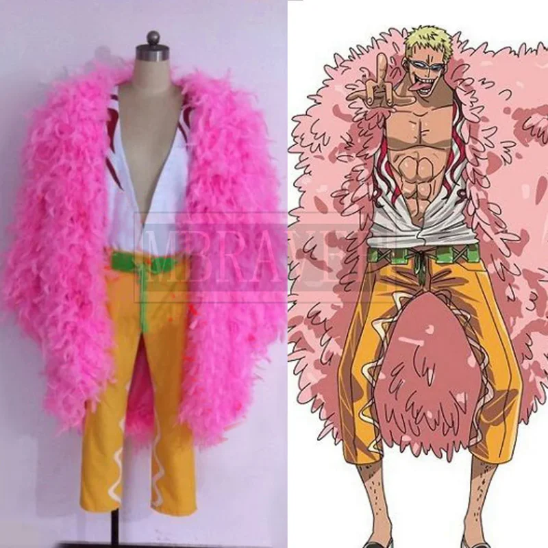 

Joker Donquixote Doflamingo Cosplay Costume Custom Made any Size