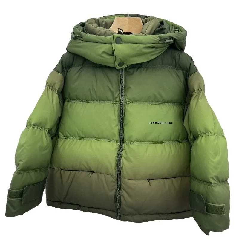 

Children's Down Jacket Winter New Warm Gradual Color Loose Thickened Coat for Boy Girl Baby Children's Ski Suit