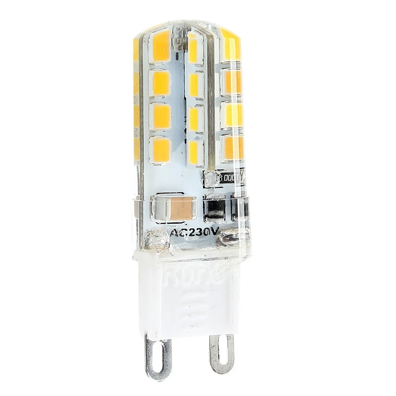 

G9 LED Lamp AC230V 4W Silicone LED Bulb SMD2835 Saving Light Cool White Low power Spotlight for Home automotive street lighting