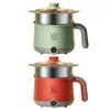Hot Pot Electric with Steamer Household Nonstick for Shabu Shabu Steak Ramen 3