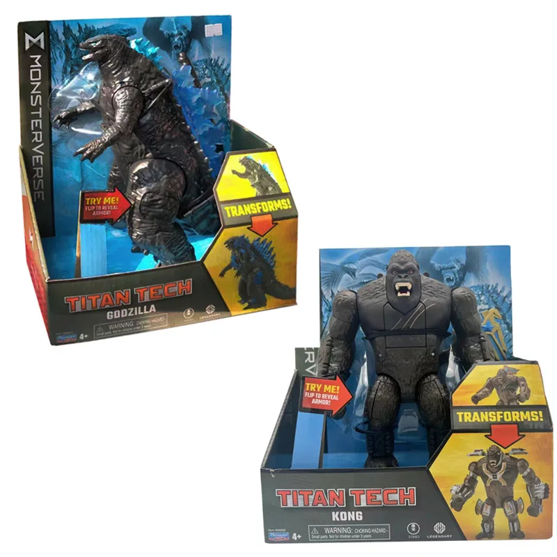 

Original New Empire Godzilla VS King Kong Action Figures The King Monsters Mechanical Deformation Model Joint Mobility Model Toy