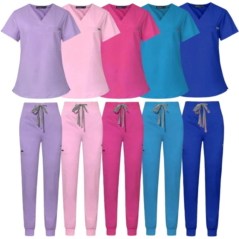 

Wholesale Operating Room Medical Uniform Scrubs Hospital Working Scrubs Set Medical Supplies Nurse Dental Surgery Suit Workwear