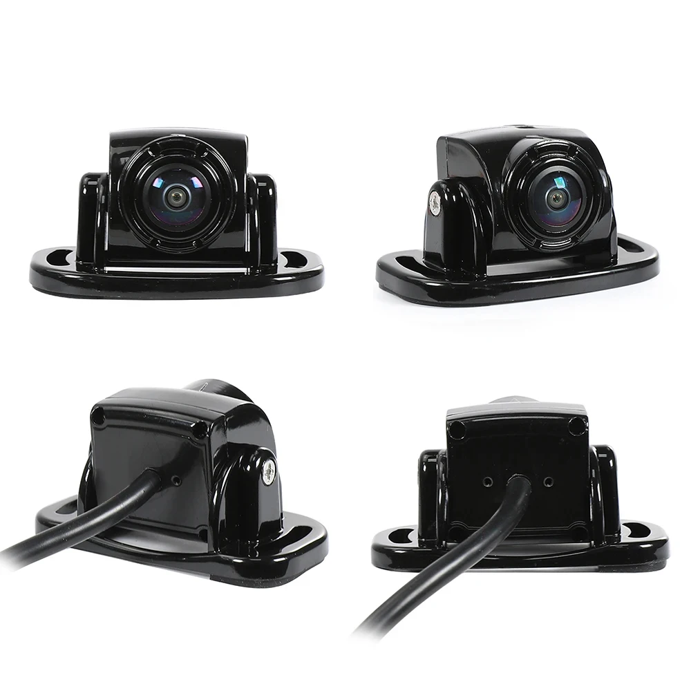 AI 360 Panoramic Split Camera with 3D Surround Front and Rear Side Cameras and HD Display 1080P Recorder Suitable for Buses/RVs