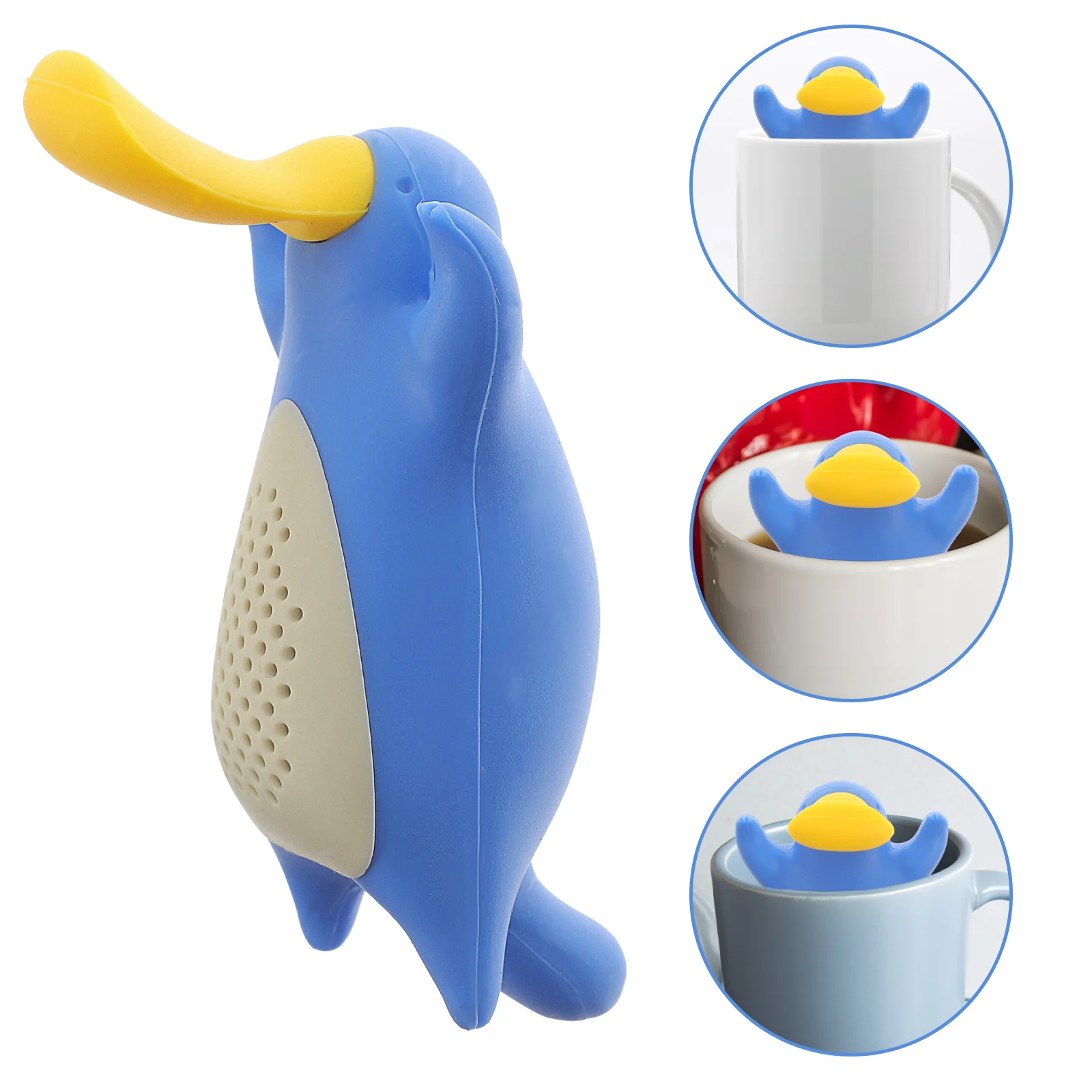 1Pc Silicone Animal Shape Tea Infuser Filter