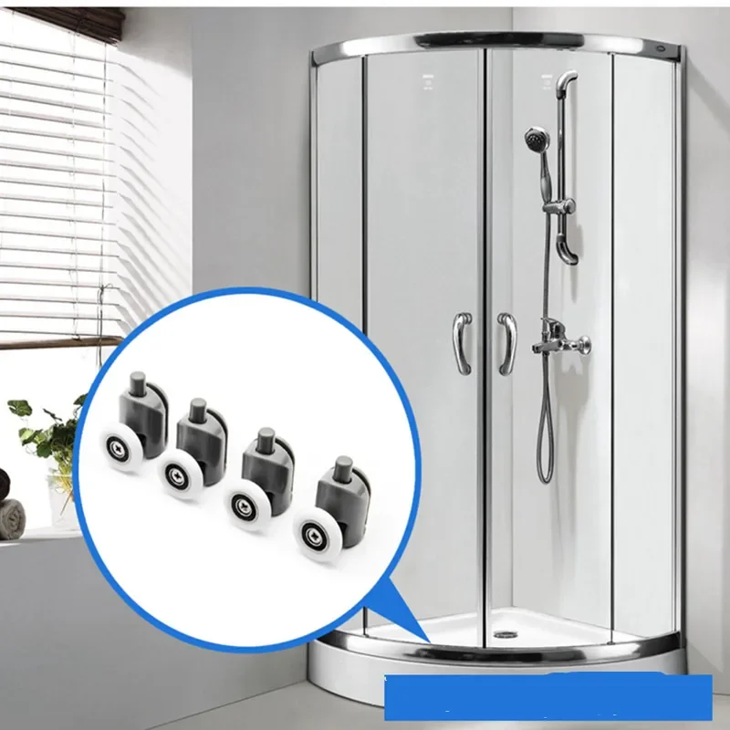 4pcs/set Shower Rooms Cabins Pulley / Shower Room Roller