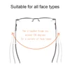 Slingshots Glasses Magnifying Glasses Progressive Reading Glasses for Men Women Foldable Full-Rim Frame Gafas Presbyopic Gafas 2