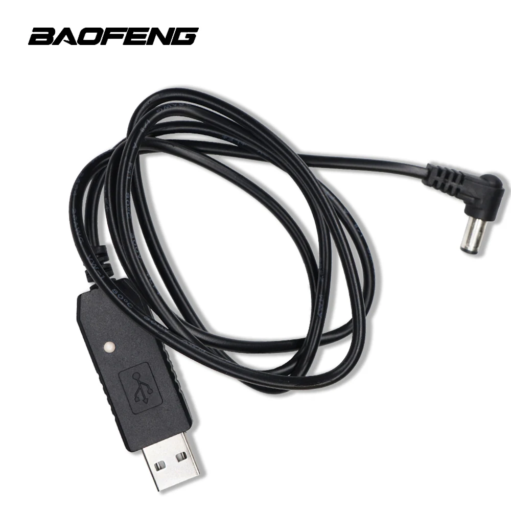 Cavo Di Ricarica Usb Per Baofeng Uv-5R Uv-82 Uv-9R Bf-F8Hp Più Uv-82Hp Uv-5X3 Caricatore Base Originale Linea Di Ricarica Usb