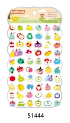 Charming Laser Glass Stickers for Scrapbooking & Journals (51444)