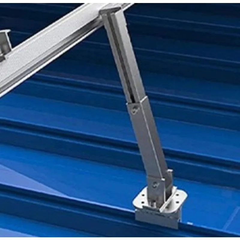 태양광 패널 풋 마운트 조절식 태양광 패널 틸트 마운트 브래킷 알루미늄 합금 태양광 패널 마운트 지원 키트 (RV 지붕, 보트용)