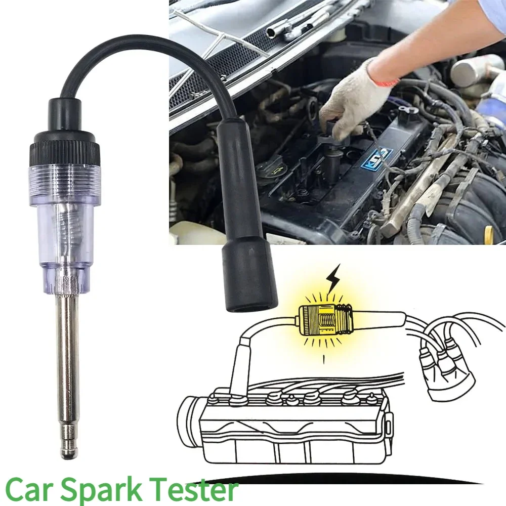 NEW Car Checker Ignition Coil Tester Spark Plug Tool Spark Plug Ignition Tester Car Auto 12V High Quality