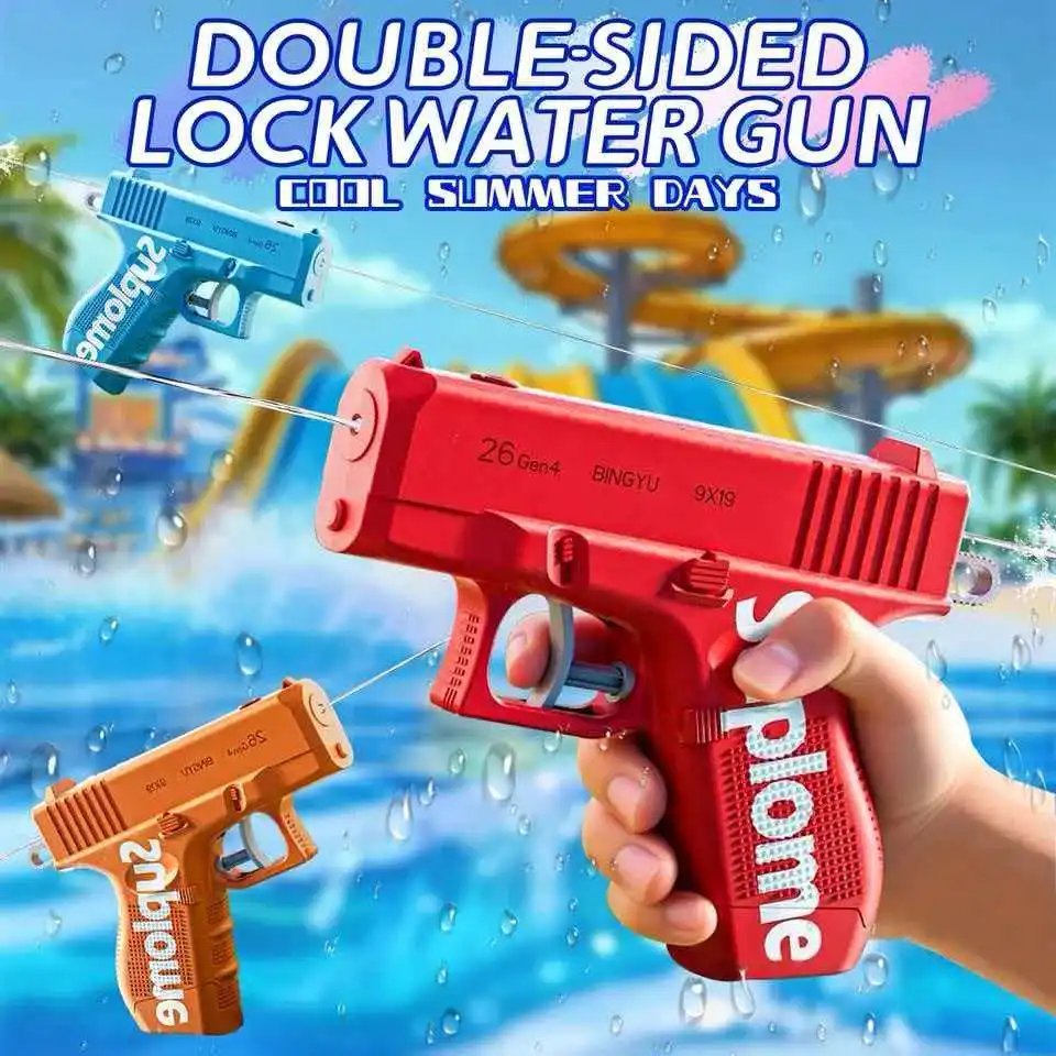 Pistola De Agua Inversa Bidireccional – Juguete Broma Para Niños Y Adultos De ABS