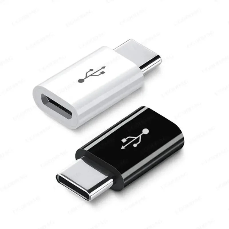 Micro Usb para tipo c Adaptador para Huawei P30 Lite P40 Xiaomi mi 10 Pro 10 Pcs - Imagem 2