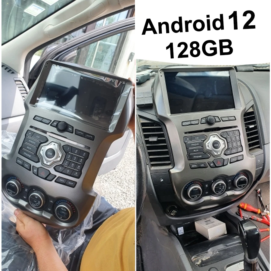 Автомобильный мультимедийный плеер 9 дюймов Android 12 4G Lte Gps для Ford Ranger 2014 2015 F250