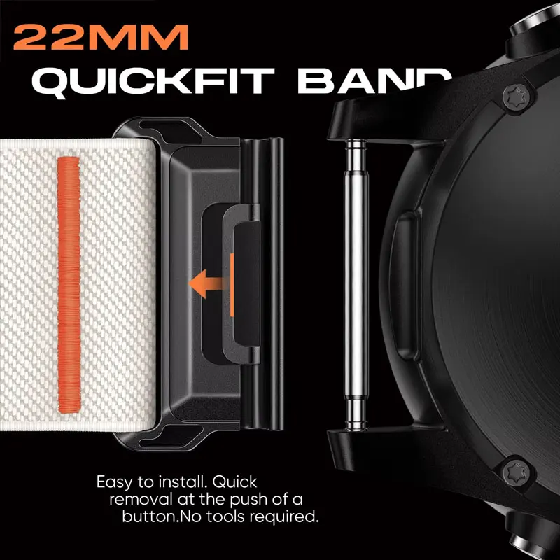 Versatile Quick Fit Strap - 26mm/22mm Premium Bracelet