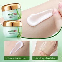 2pcs/kit BIOAQUA Aloe Vera Skin Care Sets Face Eye Cream Moisturizing Hydrating Firming Aloe Creams Face Skin Care Set 4