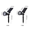 Outdoor Waterproof Solar Spotlights Colorful Tree-shooting Landscape Lights Garden Rain-proof Lawn Led Ground Plug-in Lamps Hot 6