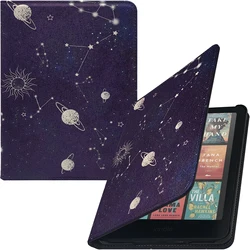 Premium Kindle Cover with Double Hand Strap & Stand - Fits 7 Devices (Earth Constellation)