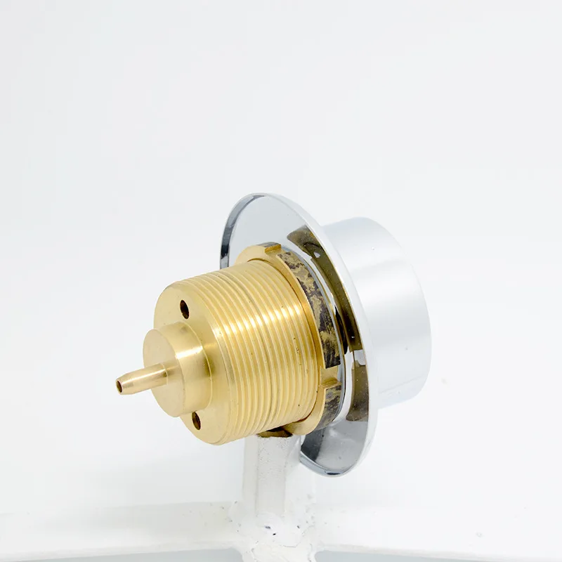 Single Hole Surfing Bathtub Brass Pneumatic Switch Start Button Processor Bathtub Accessories