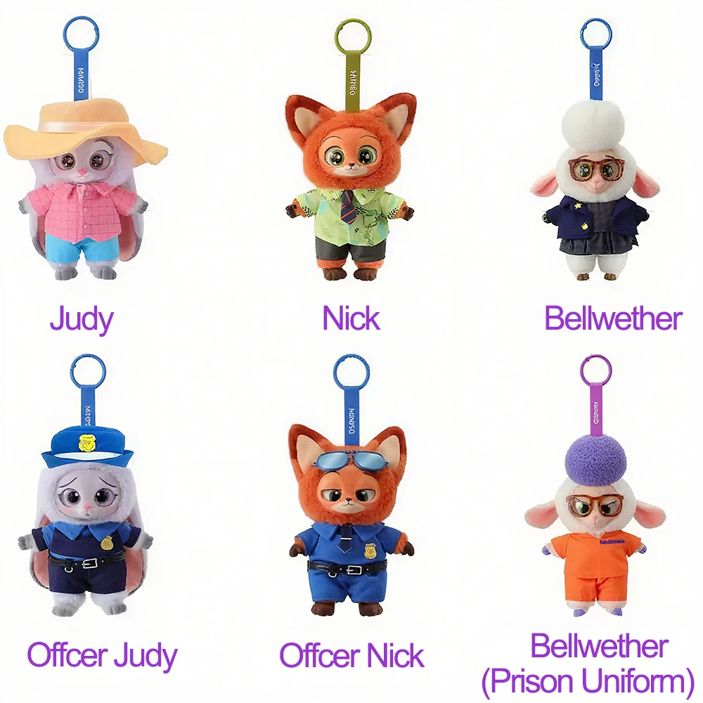 In Stock New Miniso Zootopia Blind Box - Judy & Nick Pvc Figure