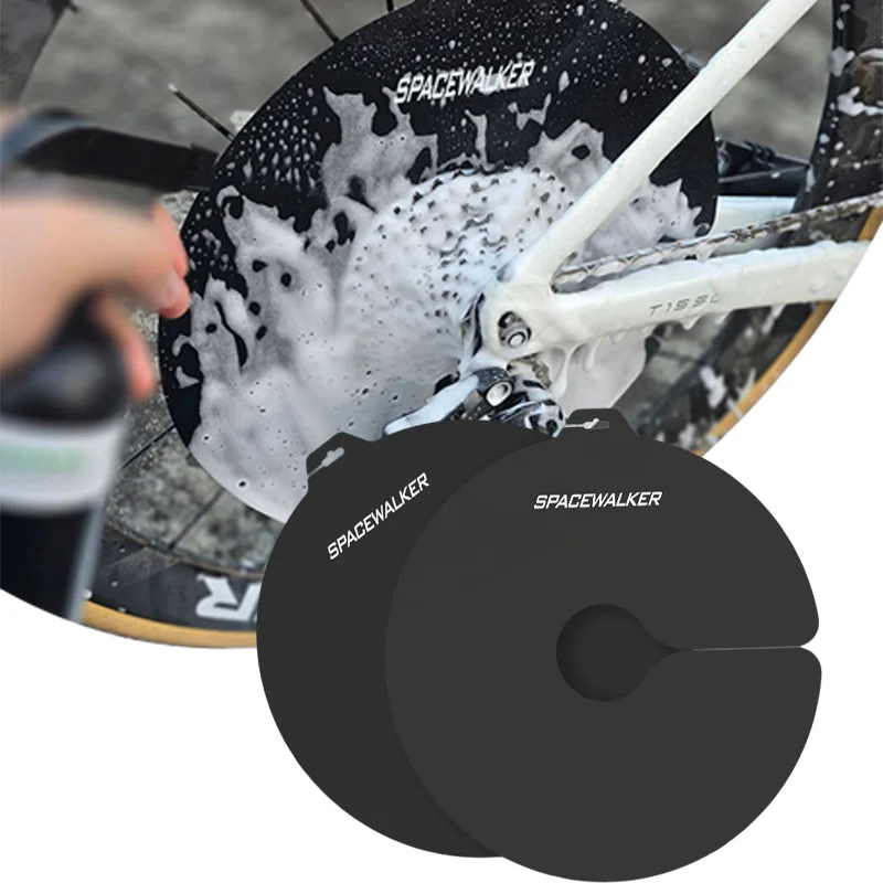 1/2PCS Anti-Grime Bicycle Washing Disc Brake Protection Cover