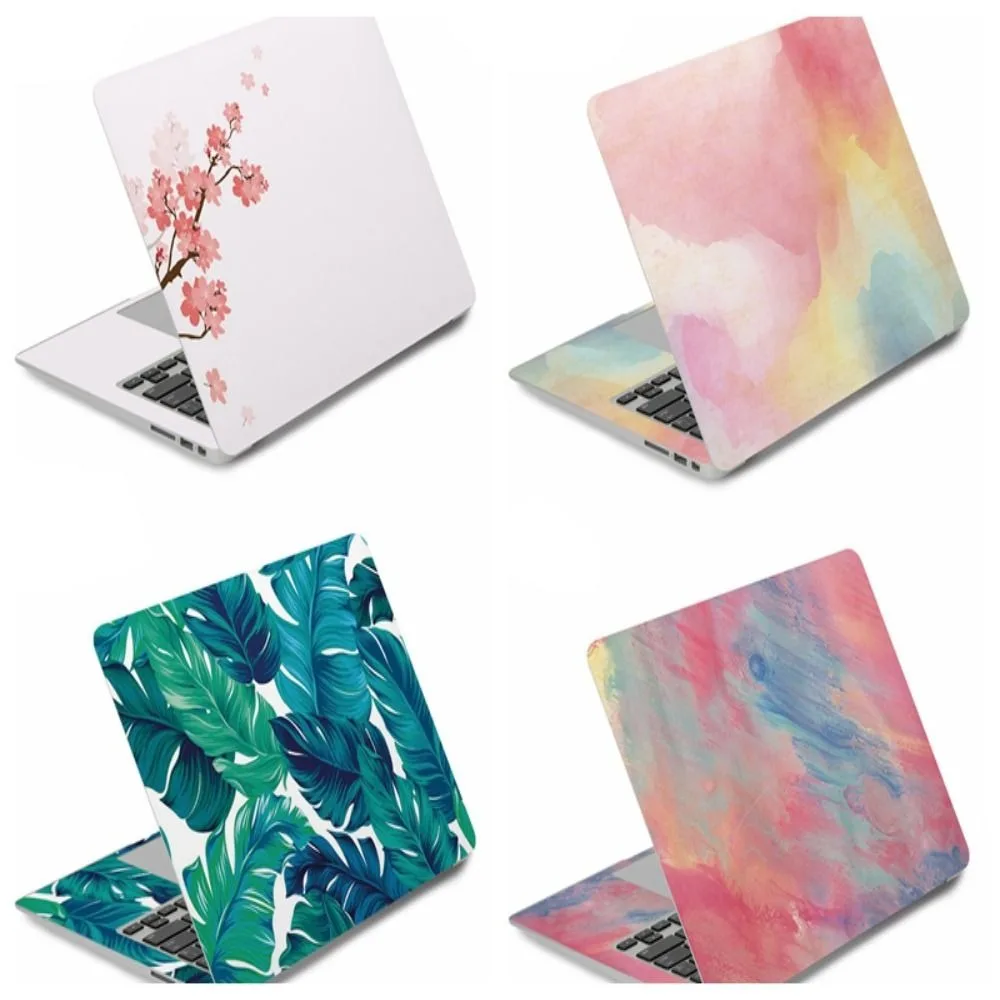 DIY Laptop Stickers Skins Vent Holes A + C Side Ultrabook Decorate Decal PVC for Macbook /HP / Dell / Lenovo Acer ASUS