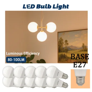 1-10PCS RA80 E27 Light Bulbs LED Bulb Lamps 10W AC 110V 220V Warm Lighting Daylight for Home Derection Hight Quality Lamps