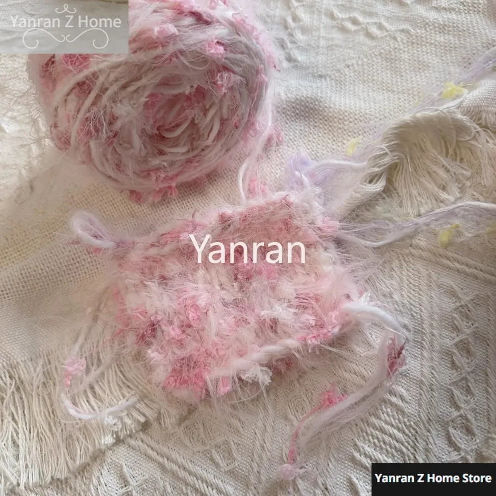 50g New Cotton Yarn Hand Mixed Thread Alpaca Iceland Flower Mixed Thread Hand Woven Hat Scarf Knitting Yarn Crochet 5