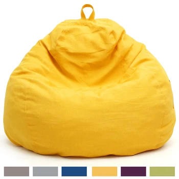 Lazy Sofa Cover Comfortable Large Bean Bag Cover without Filler for Home Bedroom Adults Kids Soft Tatami Chairs Covers Beanbags 1